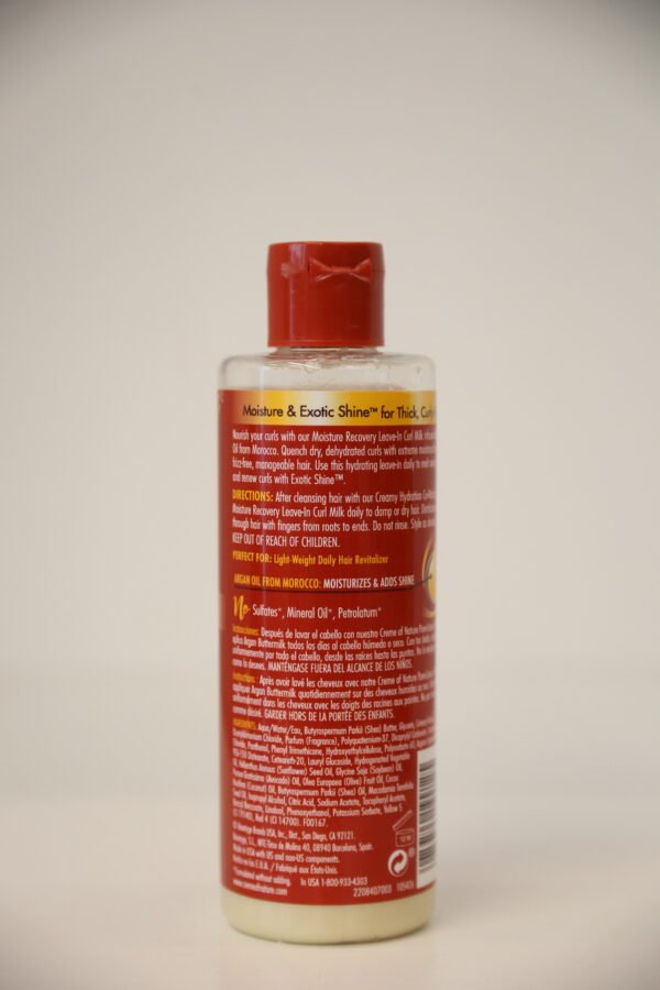 Creme Of Nature Argan Oil Moisture Recovery Leave-In Curl Milk - Image 2